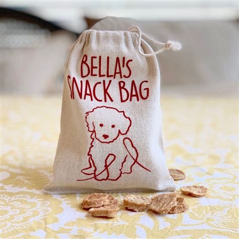 personalized dog treat bags